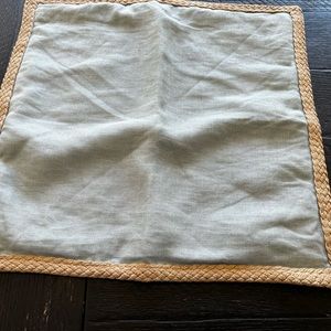 PotteryBarn linen pillow cover - 20x20. Sage Grass